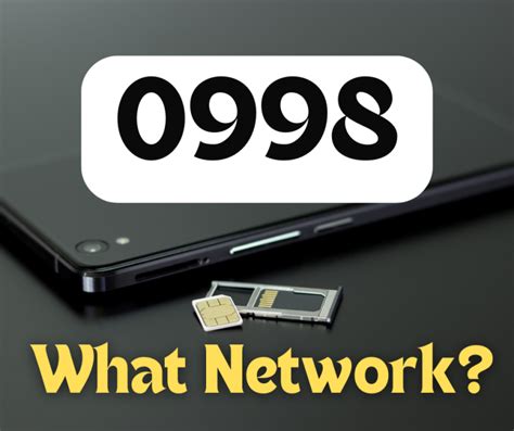 0998 Mobile Network .